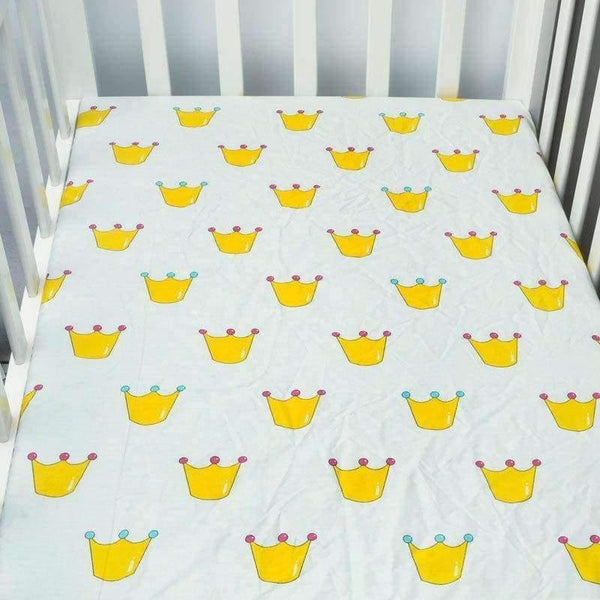 Planet Gates Baby Crib Fitted Sheet 100% Cotton Infant Bed Mattress Cover Baby Bedding Set Cartoon Toddler Girls Boys Bedding Size 130*70cm