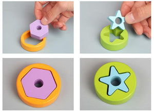 Planet Gates Baby Educational Toys Wooden Toys Montessori Early Learning Baby Birthday Christmas New Year Gift Toys for Children Kids