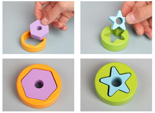 Planet Gates Baby Educational Toys Wooden Toys Montessori Early Learning Baby Birthday Christmas New Year Gift Toys for Children Kids