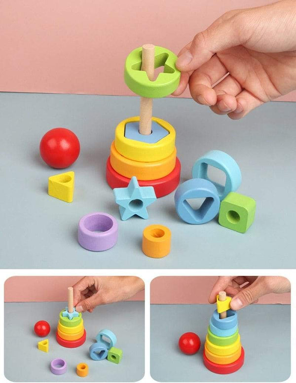 Planet Gates Baby Educational Toys Wooden Toys Montessori Early Learning Baby Birthday Christmas New Year Gift Toys for Children Kids