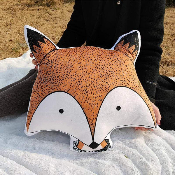Planet Gates Baby Elephant Fox Deer Bear Giraffe Rabbit Soft Stuffed Plush Toys Pillows Animal Plush Toy Cartoon Pillow Cushion For Kids Gift