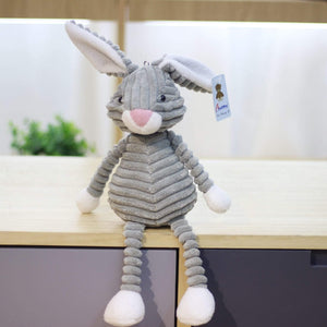 Planet Gates Baby Elephant Lion Fox Rabbit Pig Panda Duck Monkey Soft Stuffed Toys Cute Torest Animal Plush Toy For Kids Stripe