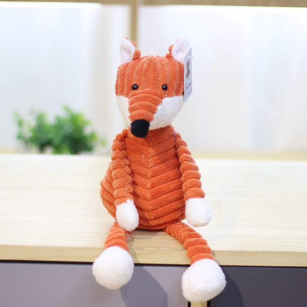 Planet Gates Baby Elephant Lion Fox Rabbit Pig Panda Duck Monkey Soft Stuffed Toys Cute Torest Animal Plush Toy For Kids Stripe