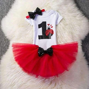 Planet Gates Baby Girl Clothes 1st Birthday Cake Smash Outfits Infant Clothing Sets Romper+Tutu Skirt+Flower Cap Newborn Baby Suits