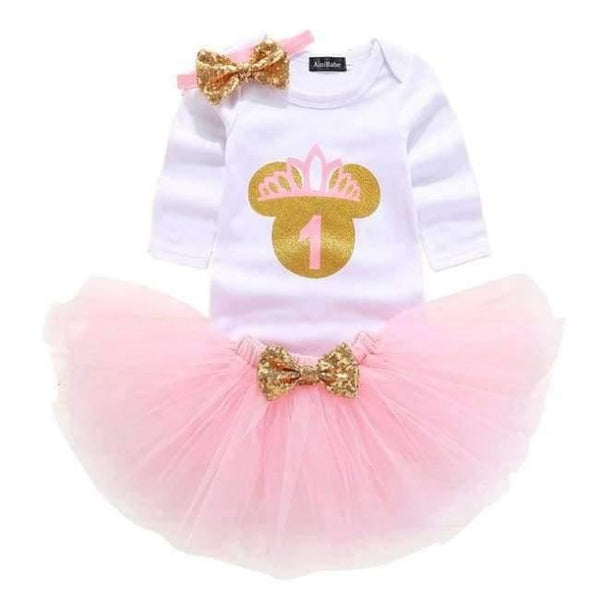 Planet Gates Baby Girl Clothes 1st Birthday Cake Smash Outfits Infant Clothing Sets Romper+Tutu Skirt+Flower Cap Newborn Baby Suits