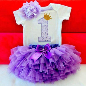 Planet Gates Baby Girl Clothes 1st Birthday Cake Smash Outfits Infant Clothing Sets Romper+Tutu Skirt+Flower Cap Newborn Baby Suits