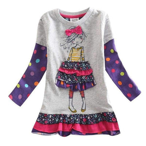 Planet Gates Baby Girl Dress long sleeve kids dresses for girls Clothes children clothing Kids Clothes winter Party Nova Girls Dress H5922