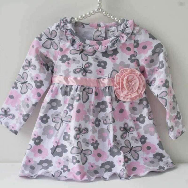 Planet Gates Baby Girl Floral Clothes Set Newborn Toddler Cotton Suit Kids Girl Outfits Spring Tracksuit Infant Clothing Set