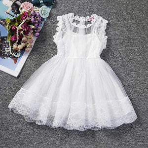 Planet Gates Baby Girl Floral Lace Princess Tutu Dress Wedding Christening Gown Dress Girls Clothes For Kids Party Wear Meninas Vestidos