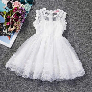 Planet Gates Baby Girl Floral Lace Princess Tutu Dress Wedding Christening Gown Dress Girls Clothes For Kids Party Wear Meninas Vestidos