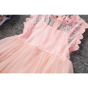 Planet Gates Baby Girl Floral Lace Princess Tutu Dress Wedding Christening Gown Dress Girls Clothes For Kids Party Wear Meninas Vestidos