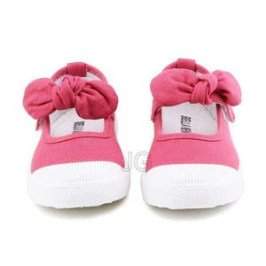 Planet Gates Baby Girl Shoes Canvas Casual Kids Shoes With Bowtie Bow-knot Solid Candy Color Girls Sneakers Children Soft Shoes 21-30