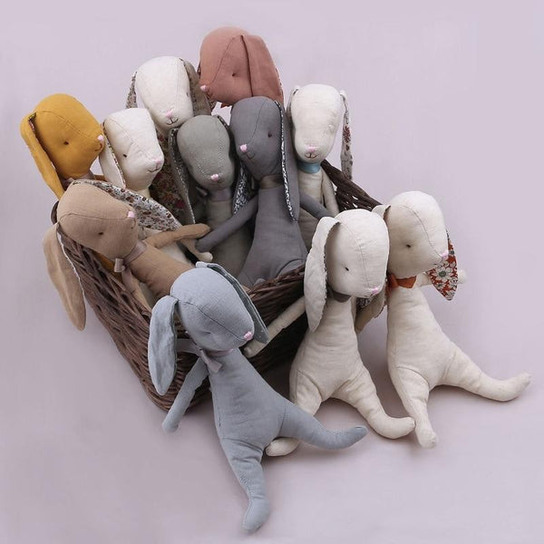 Planet Gates Baby kawaii Bunny Plush Rabbit Dolls Soft Newborn Sleeping Plush Toy Baby Appease Toy Rabbit Easter Gift Stuffed Toys For Girls