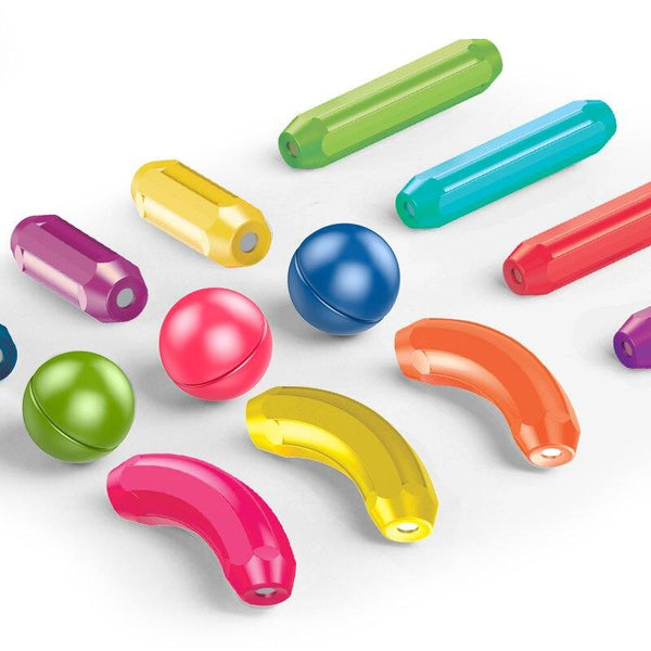 Planet Gates Baby Magnetic Building Blocks Balls Constructor Magnet Sticks Blocks Set Montessori Toys for Boy Girl Birthday Gift 2 to 4 Years