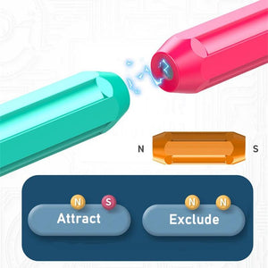 Planet Gates Baby Magnetic Building Blocks Balls Constructor Magnet Sticks Blocks Set Montessori Toys for Boy Girl Birthday Gift 2 to 4 Years