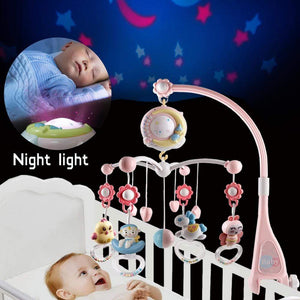 Planet Gates Baby Mobile Rattles Toys 0-12 Months For Baby Newborn Crib Bed Bell Toddler Rattles Carousel For Cots Kids Musical Toy Gift