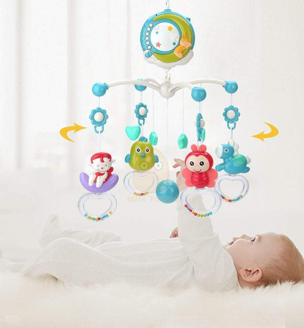 Planet Gates Baby Mobile Rattles Toys 0-12 Months For Baby Newborn Crib Bed Bell Toddler Rattles Carousel For Cots Kids Musical Toy Gift