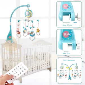 Planet Gates Baby Mobile Rattles Toys 0-12 Months For Baby Newborn Crib Bed Bell Toddler Rattles Carousel For Cots Kids Musical Toy Gift
