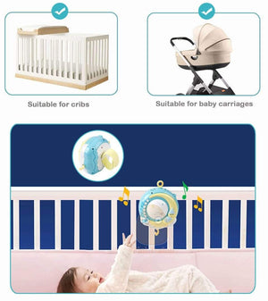Planet Gates Baby Mobile Rattles Toys 0-12 Months For Baby Newborn Crib Bed Bell Toddler Rattles Carousel For Cots Kids Musical Toy Gift