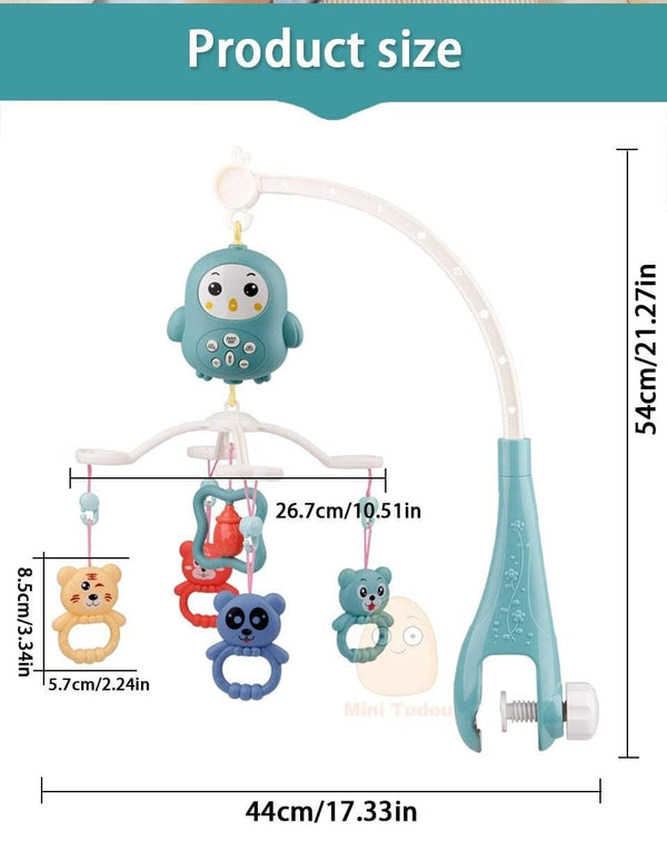 Planet Gates Baby Mobile Rattles Toys 0-12 Months For Baby Newborn Crib Bed Bell Toddler Rattles Carousel For Cots Kids Musical Toy Gift