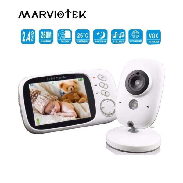 Planet Gates Baby Monitor Wireless VB603 3.2 Inch Video Color Baby Nanny Security Camera Baba Electronic Night Vision Temperature Monitoring