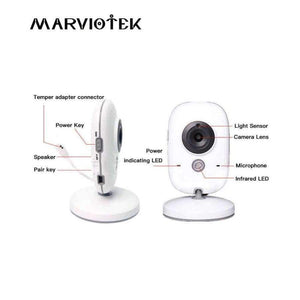 Planet Gates Baby Monitor Wireless VB603 3.2 Inch Video Color Baby Nanny Security Camera Baba Electronic Night Vision Temperature Monitoring