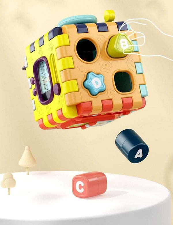 Planet Gates Baby Music Block Toy Box Newborn Educational Newbron Interactive Game 0 Months Montessori Learning Sensory Rattle Children Toys