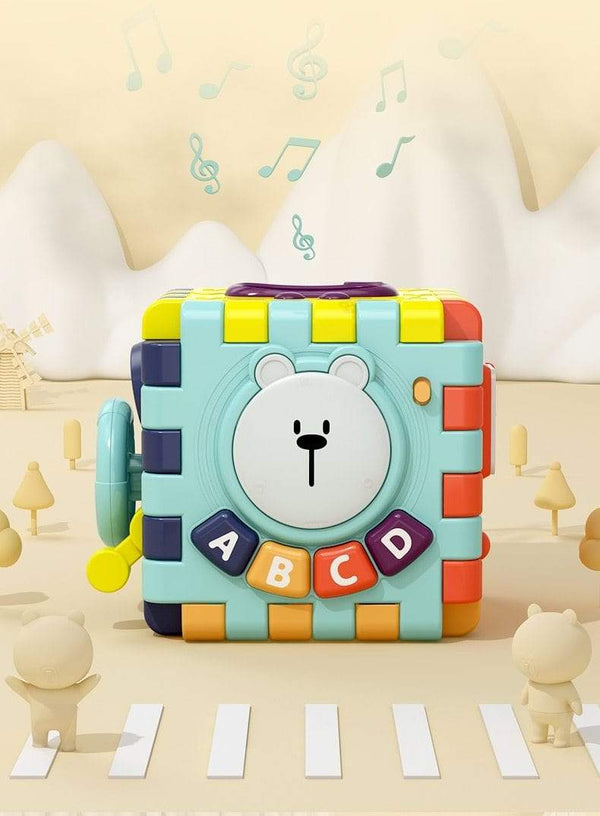 Planet Gates Baby Music Block Toy Box Newborn Educational Newbron Interactive Game 0 Months Montessori Learning Sensory Rattle Children Toys