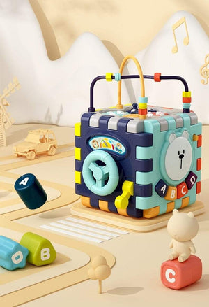 Planet Gates Baby Music Block Toy Box Newborn Educational Newbron Interactive Game 0 Months Montessori Learning Sensory Rattle Children Toys