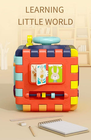 Planet Gates Baby Music Block Toy Box Newborn Educational Newbron Interactive Game 0 Months Montessori Learning Sensory Rattle Children Toys