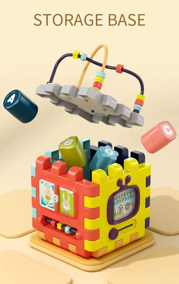 Planet Gates Baby Music Block Toy Box Newborn Educational Newbron Interactive Game 0 Months Montessori Learning Sensory Rattle Children Toys