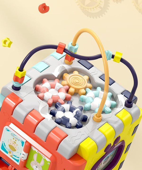 Planet Gates Baby Music Block Toy Box Newborn Educational Newbron Interactive Game 0 Months Montessori Learning Sensory Rattle Children Toys