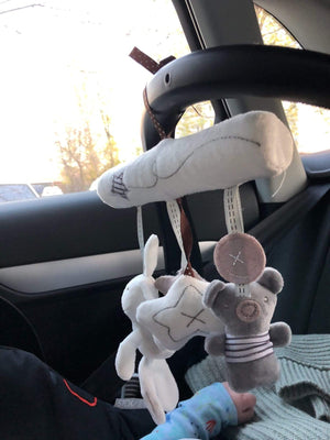 Planet Gates Baby Music Play Bed Hanging Bell Baby‘s Mobile Crib Infant Stroller Baby Crib Rattle Toy Soft Cute Rabbit Bear Bell Toy