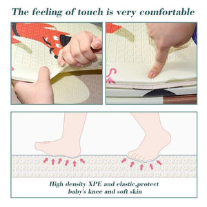 Planet Gates Baby Play Mat Foldable Xpe Puzzle Mat Educational Children's Carpet Double-sided Climbing Pad Kids Rug Activitys Games Toys