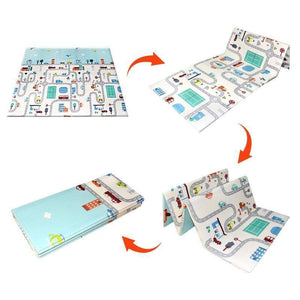 Planet Gates Baby Play Mat Foldable Xpe Puzzle Mat Educational Children's Carpet Double-sided Climbing Pad Kids Rug Activitys Games Toys