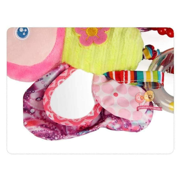 Planet Gates Baby Plush Stuffed Animal Baby Bed Mobile Toy Bunny Rattle Infant Bed Hanging Toys for Children Kids Christmas Gift