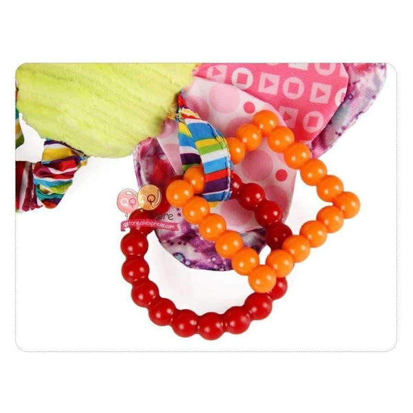 Planet Gates Baby Plush Stuffed Animal Baby Bed Mobile Toy Bunny Rattle Infant Bed Hanging Toys for Children Kids Christmas Gift