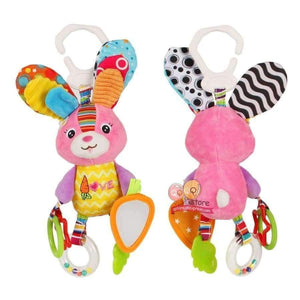 Planet Gates Baby Plush Stuffed Animal Baby Bed Mobile Toy Bunny Rattle Infant Bed Hanging Toys for Children Kids Christmas Gift
