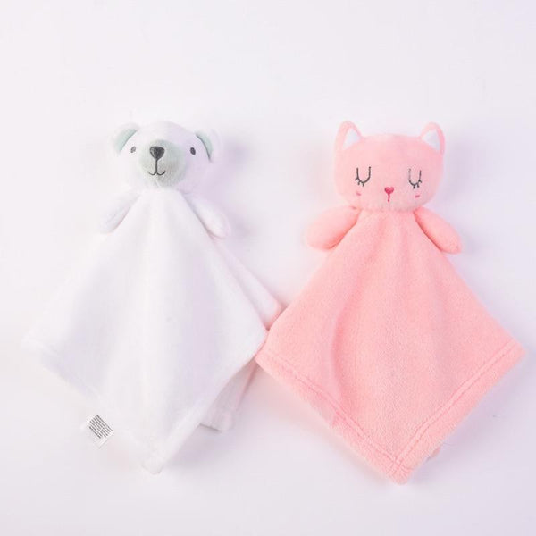 Planet Gates Baby Plush Stuffed Toys Cartoon Bear Bunny Soothe Appease Towel Appease Doll For Newborn Soft Comforting Towel Sleeping Toy Gift
