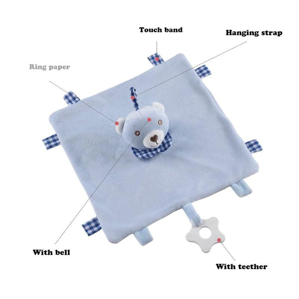 Planet Gates Baby Plush Stuffed Toys Cartoon Bear Bunny Soothe Appease Towel Appease Doll For Newborn Soft Comforting Towel Sleeping Toy Gift
