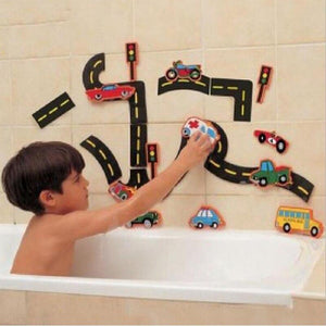 Planet Gates Baby Puzzle Bath Toy EVA Alphanumeric Letter Paste Kindergarten Cognitive jigsaw Bathroom Early Education DIY Sticker Kids Toys
