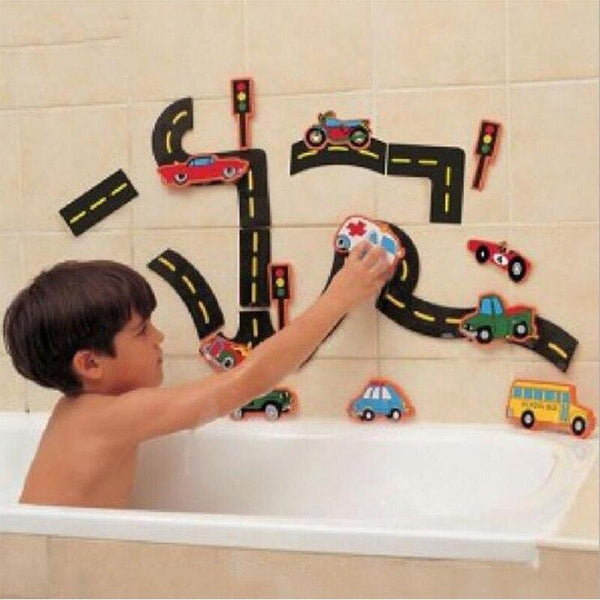 Planet Gates Baby Puzzle Bath Toy EVA Alphanumeric Letter Paste Kindergarten Cognitive jigsaw Bathroom Early Education DIY Sticker Kids Toys
