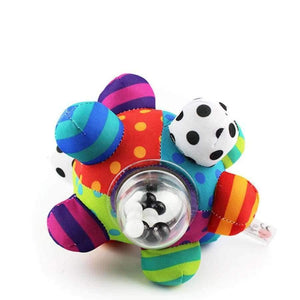 Planet Gates Baby Rattles Ball Grasping Baby Fun Ball Cute Plush Soft Cloth Hand Rattles Education Toys Children Gift Toy