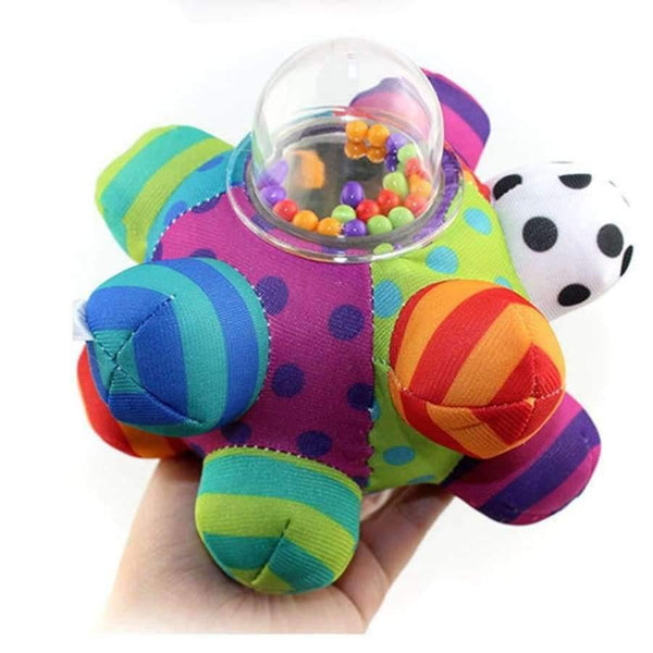 Planet Gates Baby Rattles Ball Grasping Baby Fun Ball Cute Plush Soft Cloth Hand Rattles Education Toys Children Gift Toy