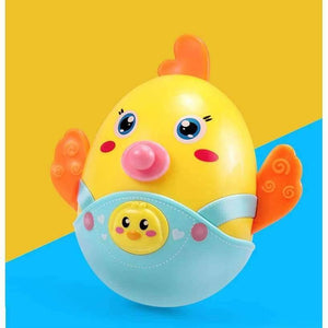 Baby Rattles Chicks Tumbler bell Nodding Roly-poly Teeth Educational Toys for Mobile newborns soft Gift - Planet Gates