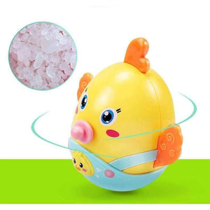 Planet Gates Baby Rattles Chicks Tumbler bell Nodding Roly-poly Teeth Educational Toys for Mobile newborns soft Gift