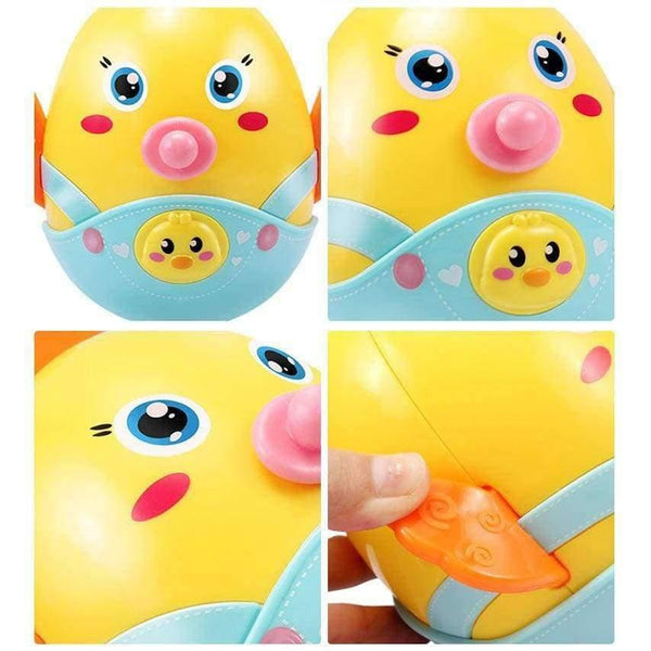 Planet Gates Baby Rattles Chicks Tumbler bell Nodding Roly-poly Teeth Educational Toys for Mobile newborns soft Gift