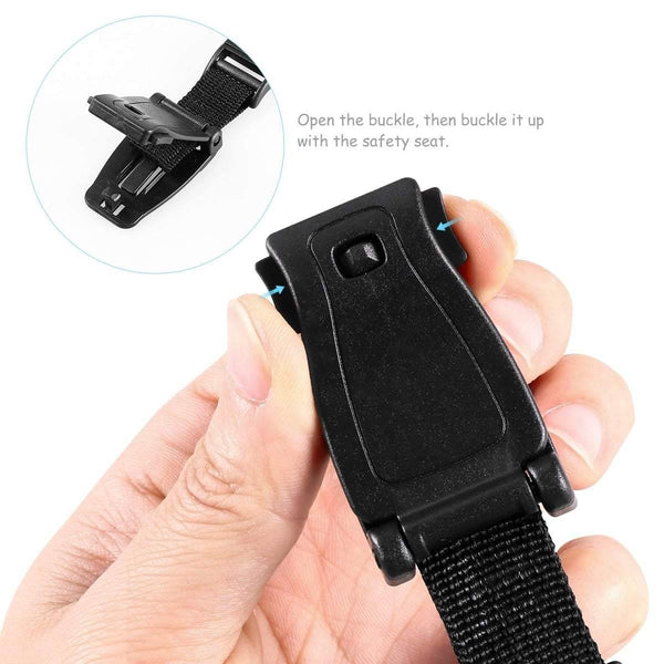 Planet Gates Baby Seat Lock Safety Harness Belt Locking Buckle with A Plush Lion Cover for Child Car Chair Stroller Pram Pushchair