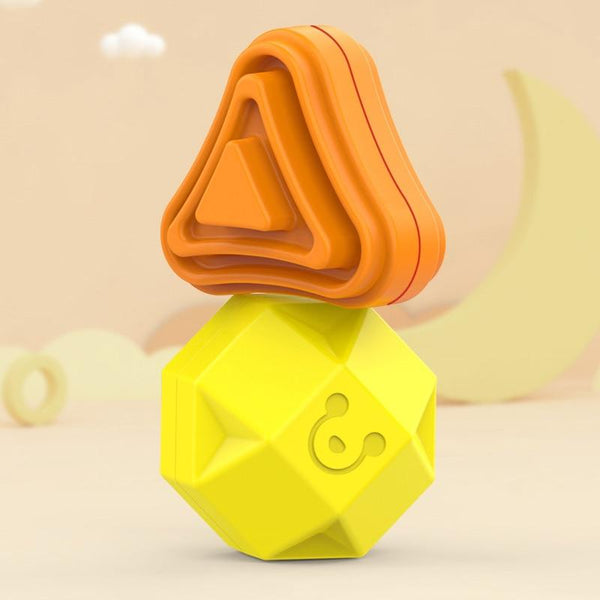 Planet Gates Baby Shape Sorting Toy  motor skill tactile touch toy 10 months to 3 years  InnyBin soft cube montessori educational toys