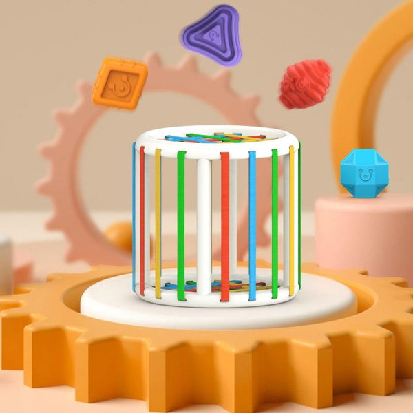 Planet Gates Baby Shape Sorting Toy  motor skill tactile touch toy 10 months to 3 years  InnyBin soft cube montessori educational toys